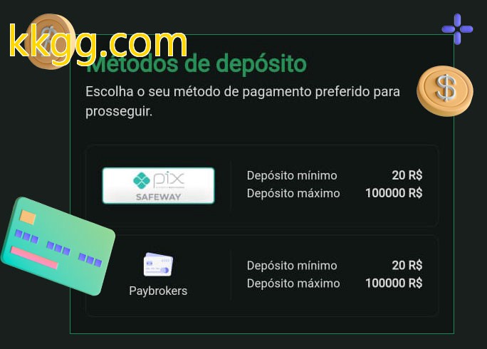 O cassino kkgg.combet oferece uma grande variedade de métodos de pagamento
